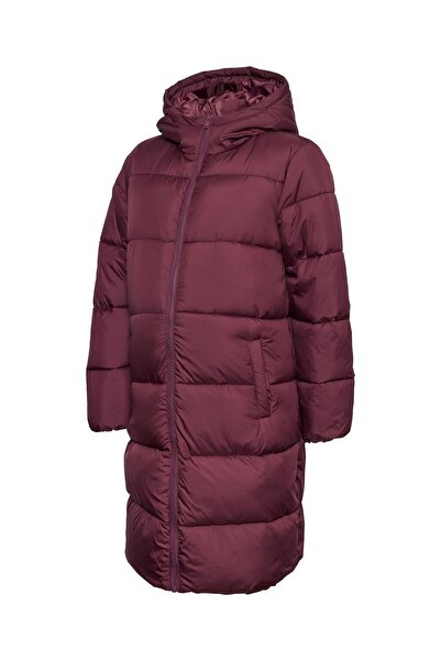 Mama Licious Jacke Kapuze Elastische Bündchen Mantel