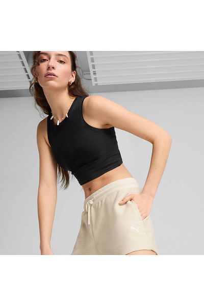 Puma Premium Ess Women's Jacquard A-Line 4' Shorts