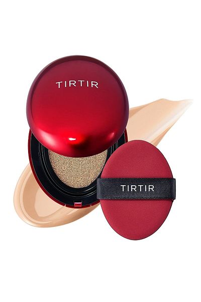 Adem Tırtır Mask Fit Red Cushion Foundation - Full Coverage, Weightless, Satin Glow (#23N Sand, 0.63 Fl Oz)