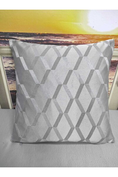 Evcimenhome PRODUS NOU Husă de pernă țesută jacquard 50cmX50cm Dia culoare;gri