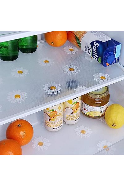 Generic Tazweeq Refrigerator Liners, Waterproof Washable Fridge Liner, 45cmx30cm Non-Slip Refrigerator Shel