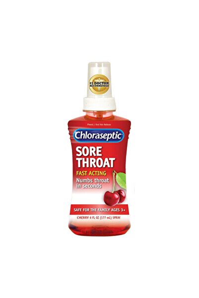 chloraseptic بخاخ لالتهاب الحلق بنكهة الكرز، 6 أونصة سائلة