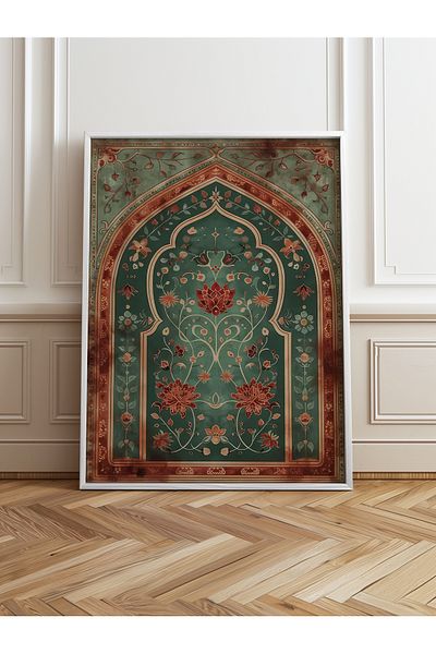 HOMEPACK Single Wooden Framed Painting One Piece Poster Painting Tk/1283