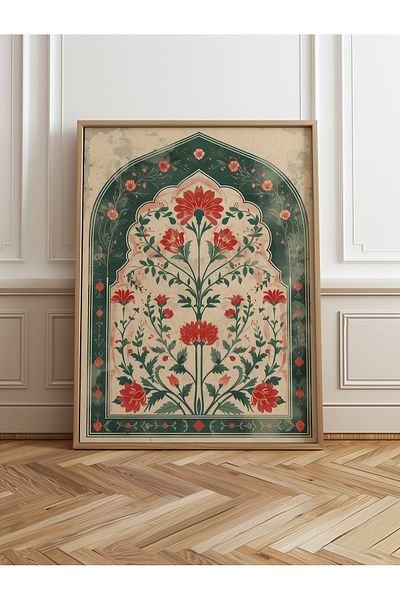 HOMEPACK Единична картина в дървена рамка, единичен плакат, картина TK/1284