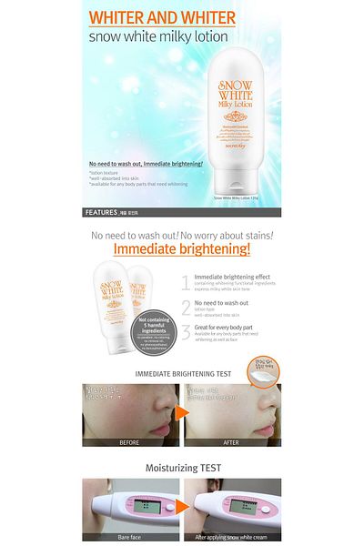 Secret Key [Secret Key] Snow White Milky Lotion 120g/Korea cosmetics