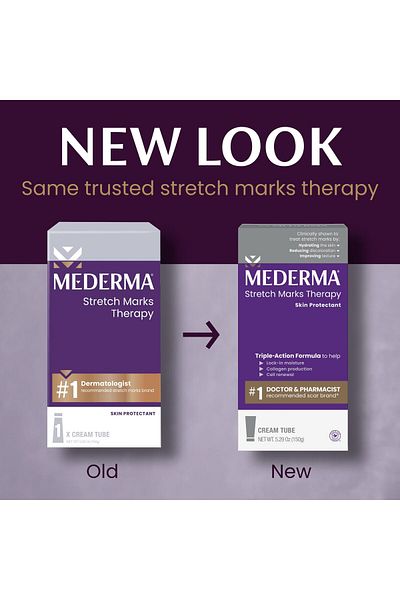 Mederma علاج علامات التمدد، يمنع ويعالج علامات التمدد، آمن أثناء الحمل، 5.29 أونصة (150 جرام)