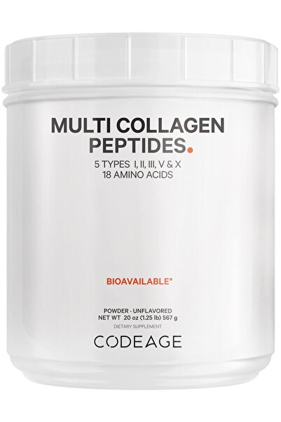 Codeage الكولاجين المتعدد المحلل من النوع الأول والثاني والثالث والخامس والعا...