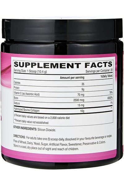 Sunshine Nutrition Nutrition Collagen Max Infused With Vitamin C And Biotin, 20 Servings