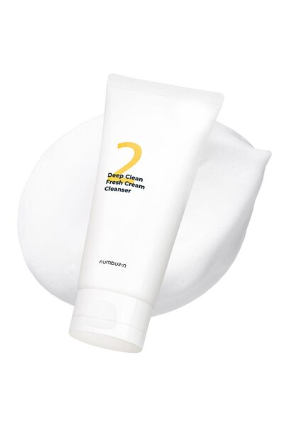 Numbuzin رغوة التنظيف رقم 2 | تنظيف عميق، تقشير لطيف، طبيعي | 4.05 أونصة سائلة.