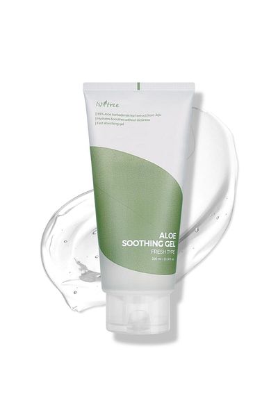 Isntree Aloe Soothing Gel 300ml, 50% Aloe Vera, Hydrates & Refreshes Sensitive Skin