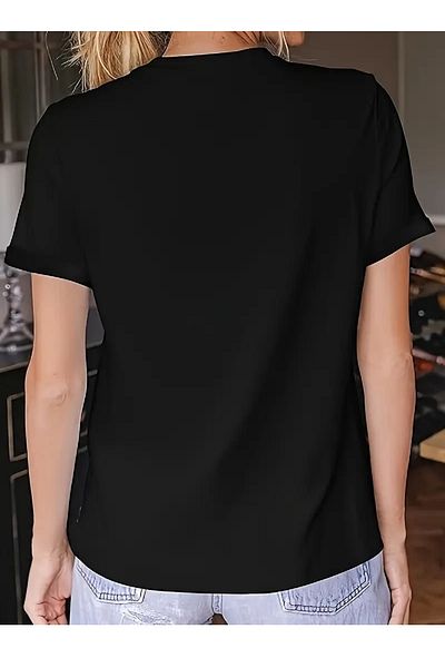 makiteks Μπλουζάκι Unisex Oversize - Printed Girl - Λευκό / Μαύρο / Γκρι