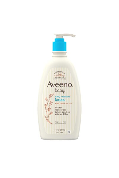 Aveeno Baby لوشن مرطب يومي للبشرة الحساسة، مضاد للحساسية، خالٍ من العطور، 18 ...