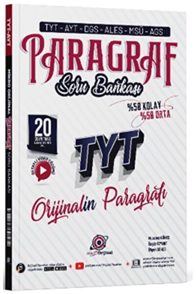 Orijinal Yayınları TYT Paragraf Mikro Soru Bankası