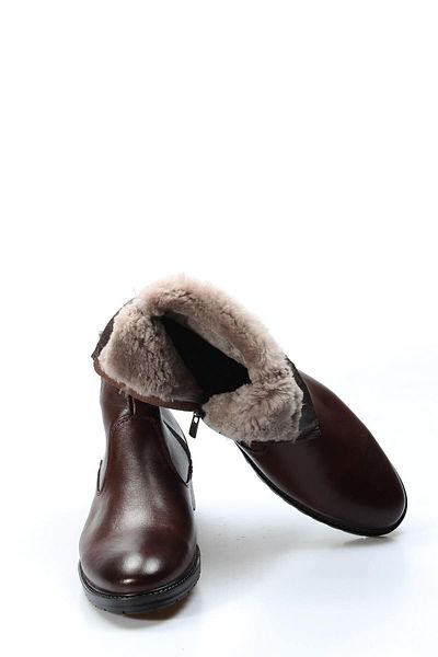 Ayakkabıhane Inside Fur and Outside Quality Genuine Leather Brown Men's Classic Boots Ah 0867111131407