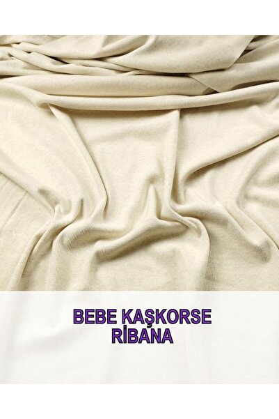 Kumaş Parça Крем-бежевий колір, кашкорсе, рибана, довжина: 110