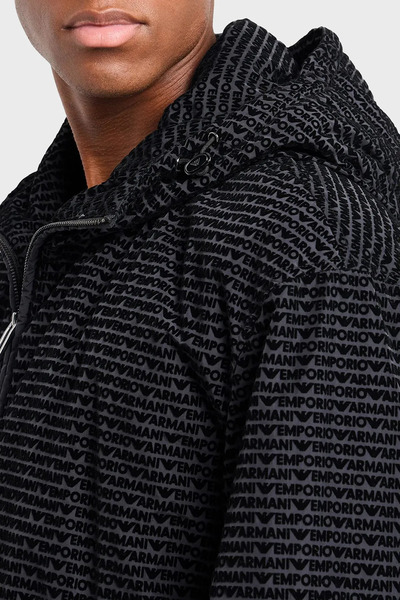Emporio Armani Limited Edition Monogram Hoodie Jacket