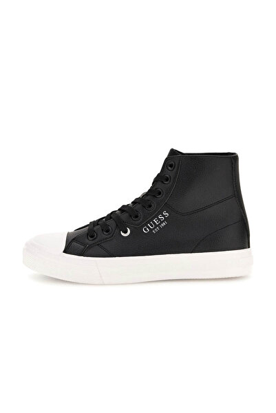 Guess Erkek Istria Mid Sneaker Ayakkabı - Siyah