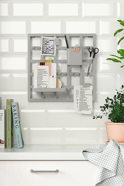 Binbirreyon Multi-Purpose Wall Panel 38X38Cm with 8 Pieces Accessories Ve052