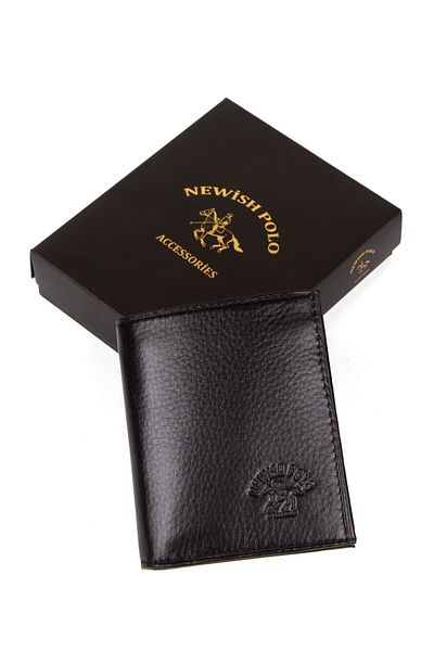 Newish Trifold Genuine Calfskin Men's Wallet