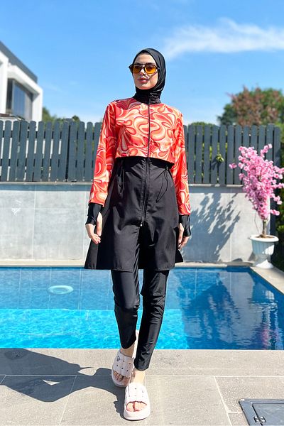 Remsa Mayo Ολόσωμο μαγιό Hijab 2322 Pera Orange