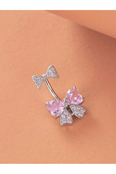 La Saade Y2k Coquette Pembe Fiyonklu Piercing.