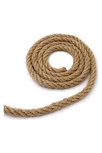 tebrikcim Jute Rope Decor Rope 6 mm 20 ​​Meters