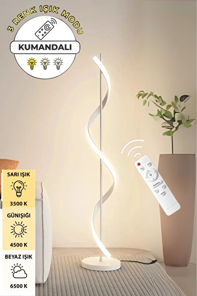 Ömür Avize Kordon  3 renk  Ledli  kumandalı Lambader