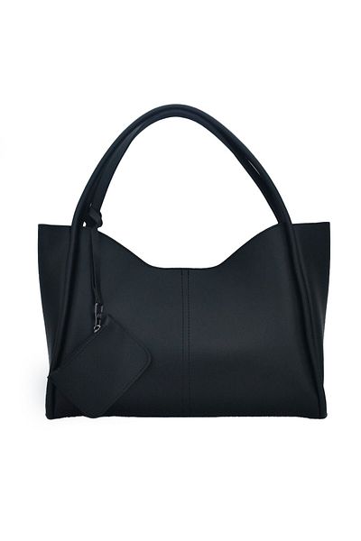 Armine Women's Black Sharp Wallet Shoulder and Shoulder Bag