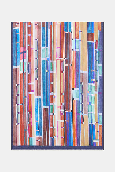 Vakko GEOMETRİK DESENLİSATEN ŞAL