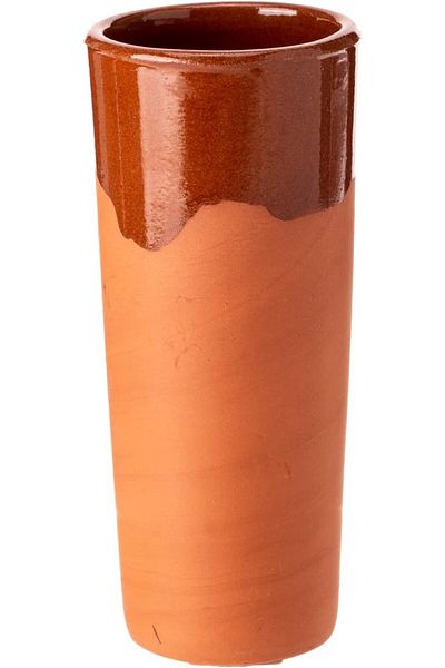 AKDC Glass Mug 7Cm X 7Cm X 16Cm Brown Colour