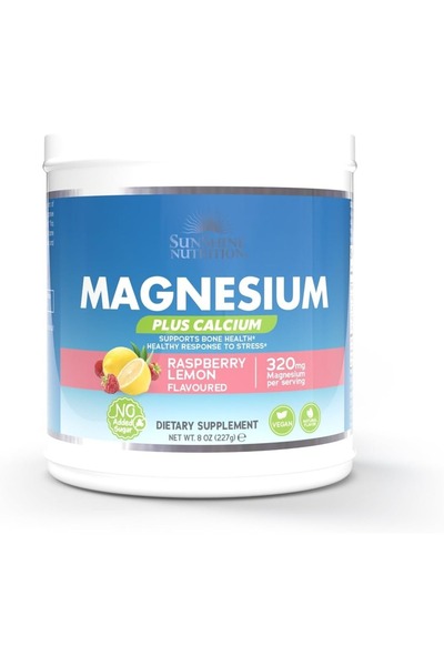 Sunshine Nutrition المغنيسيوم مع الكالسيوم، 320 ملغ من المغنيسيوم لكل وجبة - ...