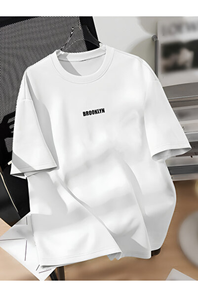 Tarzsokak تي شيرت برقبة دائرية من القطن كبير الحجم مطبوع حسب الطلب للرجال/الن...