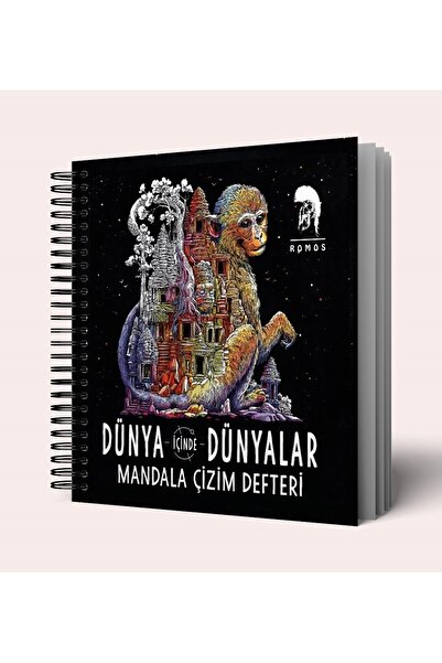Romos Yayınları Dünya İçinde Dünyalar Mandala Çizim Defteri