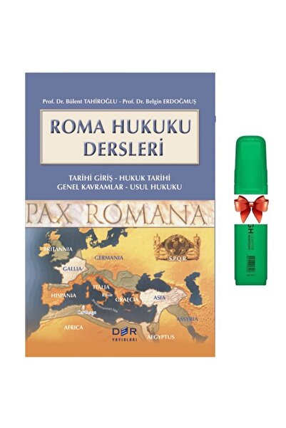 Der Yayınları Roma Hukuku Dersleri -Bülent Tahiroğlu-Belgin Erdoğmuş(Fosforlu...