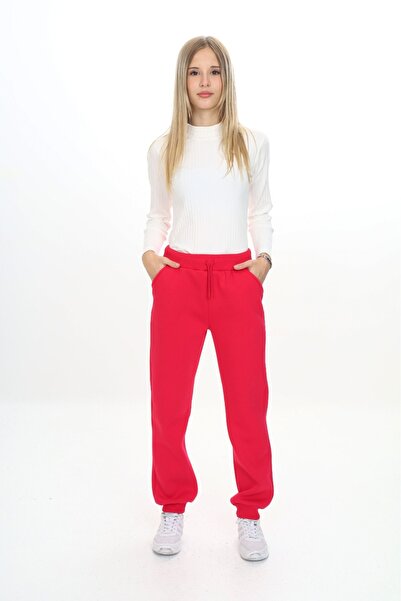 Toontoy Κοριτσίστικο κεντημένο παντελόνι αθλητικής φόρμας