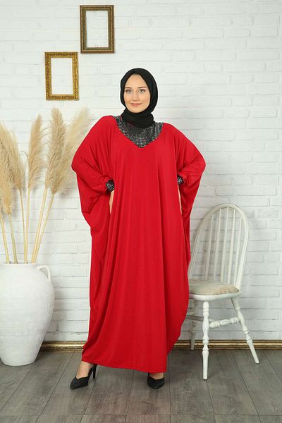 NİSUM MODA Cleopatra Wide Fit Sandy Dress