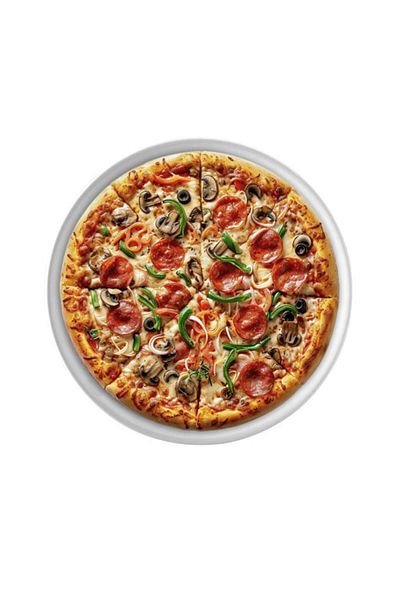 Digithome White Harlek Porcelain Pizza Serving Plate 31 cm 00202Hr33Pt00