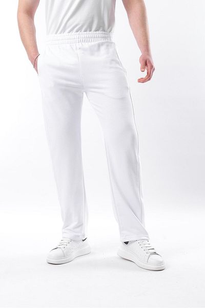 Madmext Λευκό Ανδρικό Φούτερ Relaxed Fit E6560
