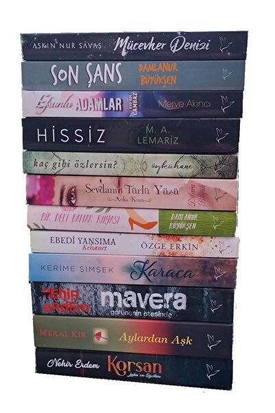 Müptela Yayınları Müptela yayınları  12 Kitaplık Dev  Roman Seti ( Türk Yazar...