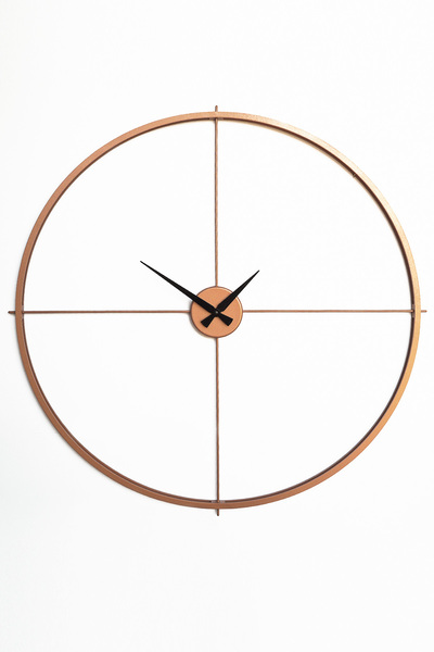 Artepera Arcadia Metal Duvar Saati - 48 x 48 cm - Sessiz Mekanizma - Modern M...