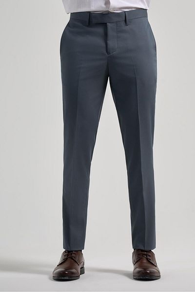İmza Dark Anthracite Slim Fit Classic Trousers with Flexible Side Pockets 1003250106