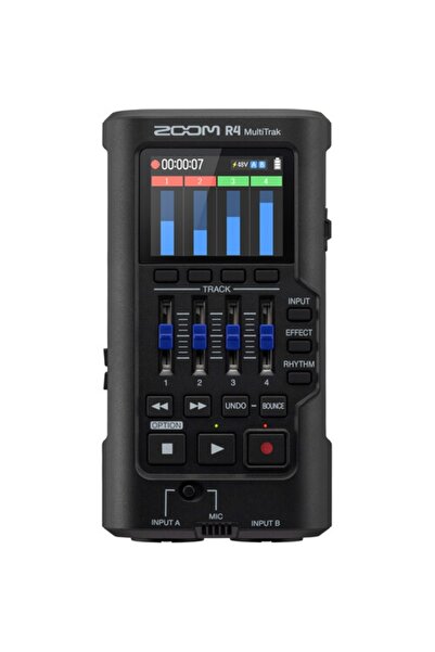 Zoom R4 MultiTrak SD Kayıt Cihazı ve USB Ses Kartı (Siyah)