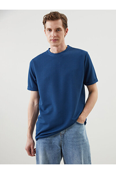 LC Waikiki Nevavm Differential Oval Collar Men's T-Shirt