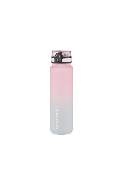 Vagonlife Tritan Water Bottle - Uzspace 1000ml Vgn3038 Pink Gray