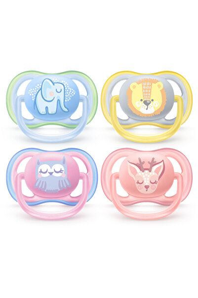 Philips Avent Ultra Air Pacifier 0–6m – Mixed Pack Of 2 – Extra Airflow, Bpa-...