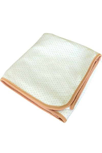 Alpar Tekstil Double Layer Cotton Soft Quilted Baby Swaddle Blanket 80*100 Cm/Beige
