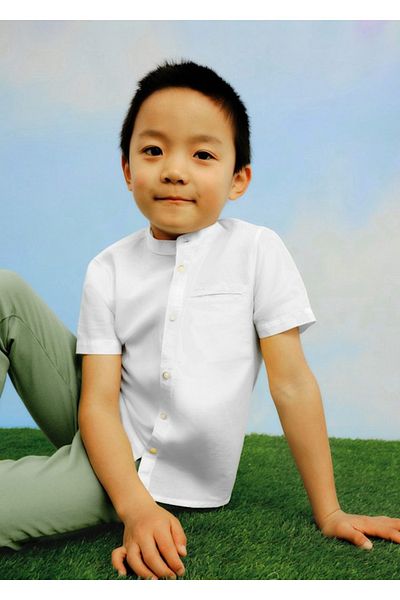 MAYORAL Ленена риза Boy Mao с яка 3113