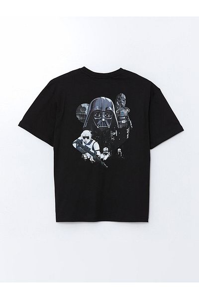 LC Waikiki Ανδρικό μπλουζάκι με στάμπα με λαιμόκοψη Star Wars