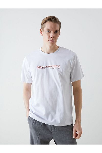 LC Waikiki Tricou pentru bărbați din bumbac pieptănat cu decolteu
