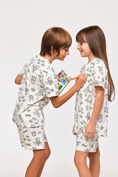Woody Πιτζάμες με ζωγραφική-Cpd - 968- ΠΛΑΣΤΗ